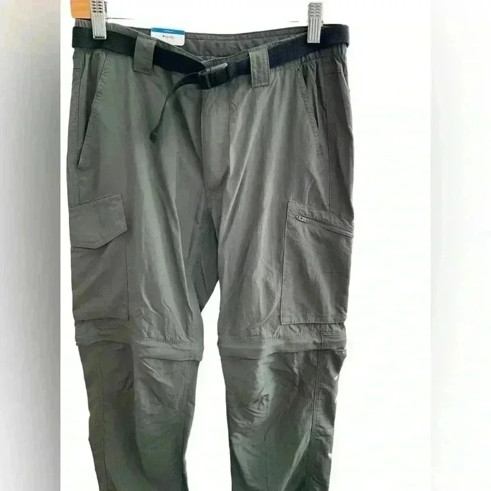 Columbia Convertible Pants Men's 30 x 30 Green Omni Shade Sun Protection Hiking